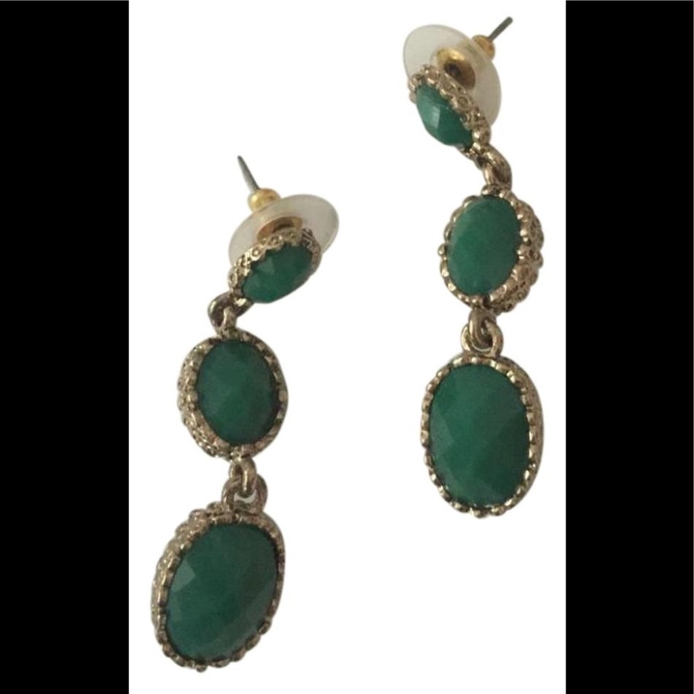 J Crew Gold Drop Earrings